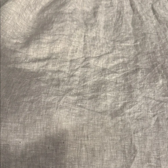 Pottery Barn Gray Belgian Flax Linen Duvet Cover - Picture 9 of 9